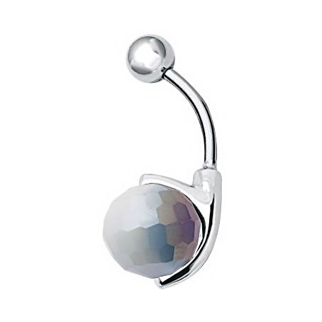 GLOBE BELLY BUTTON PIERCING