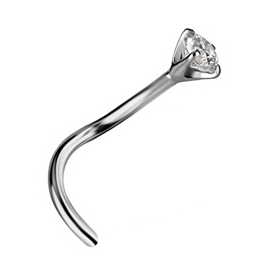 NOSE PIERCING WITH CRYSTAL