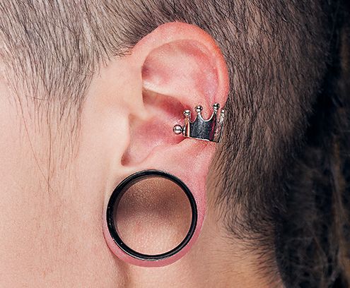 PIERCING HELIX AVEC COURONNE