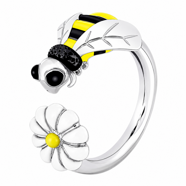 RING WITH BEE
