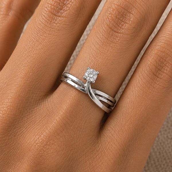 ANELLO ARGENTO CON SERPENTINA