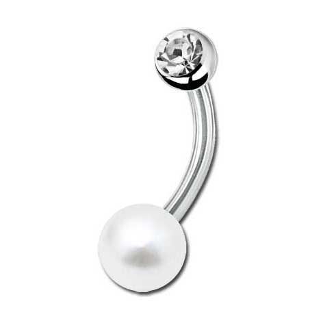 PIERCING OMBELICO CON PERLA