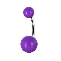 Banana piercing e sfere colorate