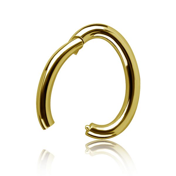 GOLDENER CLICKER-RING FÜR DEN BAUCHNABEL