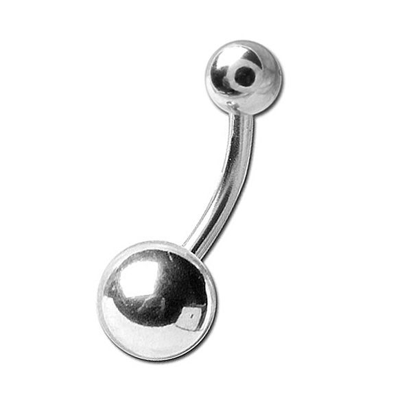 Piercing banana acciaio chirurgico