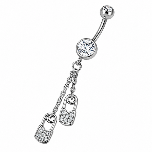 PIERCING DE OMBLIGO COLGANTE CON ACCESORIOS