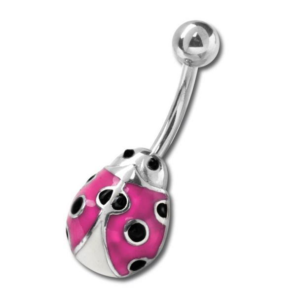 Ladybug belly hotsell button ring