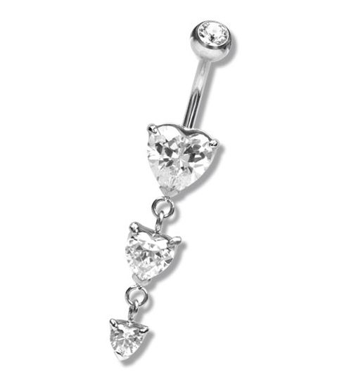 Three belly button discount piercings