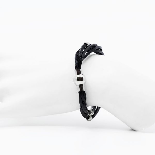 PULSERA CON HILOS Y ESFERAS