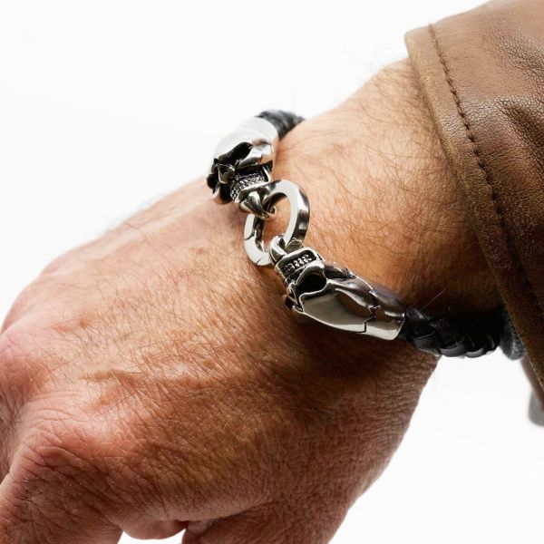 PULSERA CON CALAVERAS