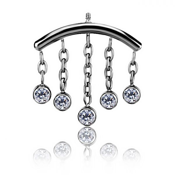 VERTICAL HELIX PIERCING ACCESSORY 
