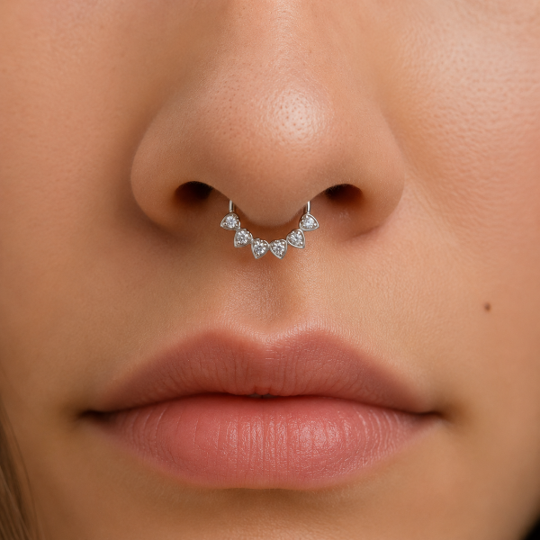 CERCHIO CLICKER CON CRISTALLI A GOCCE