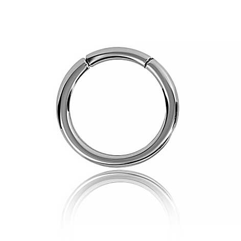 NASEN-CLICKER-RING IN WEIßGOLD