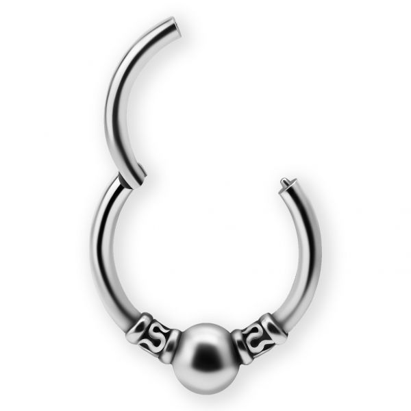 Cerchio con clicker in stile etnico