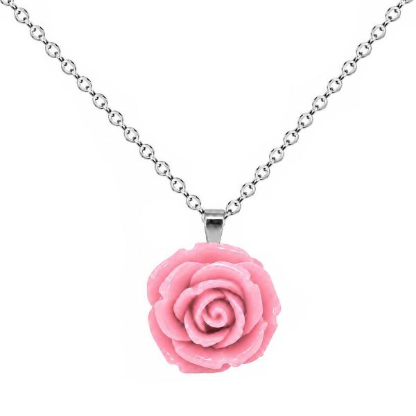 COLLAR CON ROSA