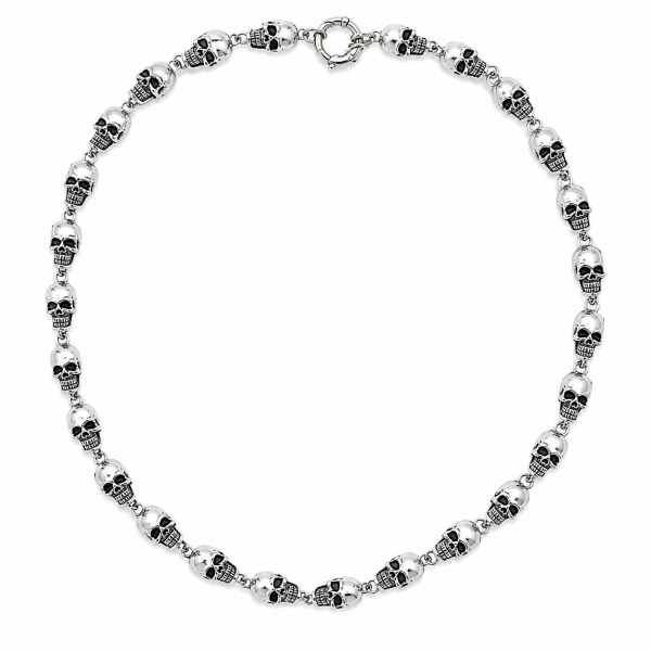 COLLANA CON TESCHI