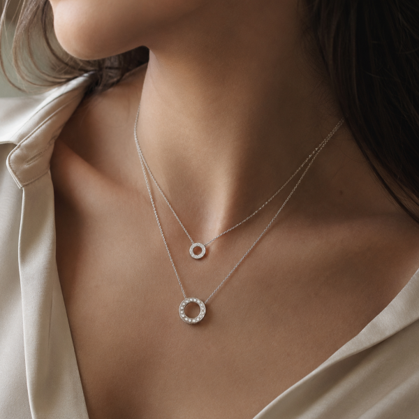 COLLIER AVEC DEUX ANNEAUX