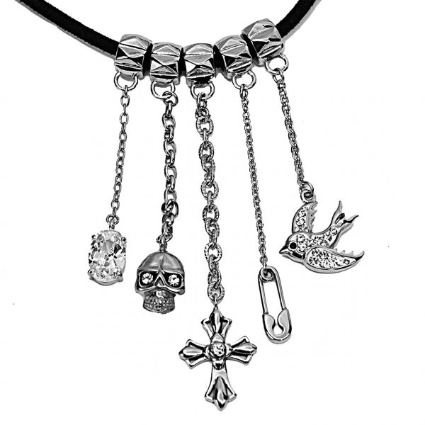 COLLIER AVEC CINQ PENDENTIFS