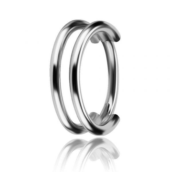 DOPPELKREISKLICKER FÜR CONCH-PIERCING