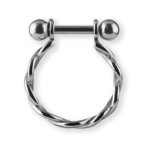 Circular barbell conch best sale