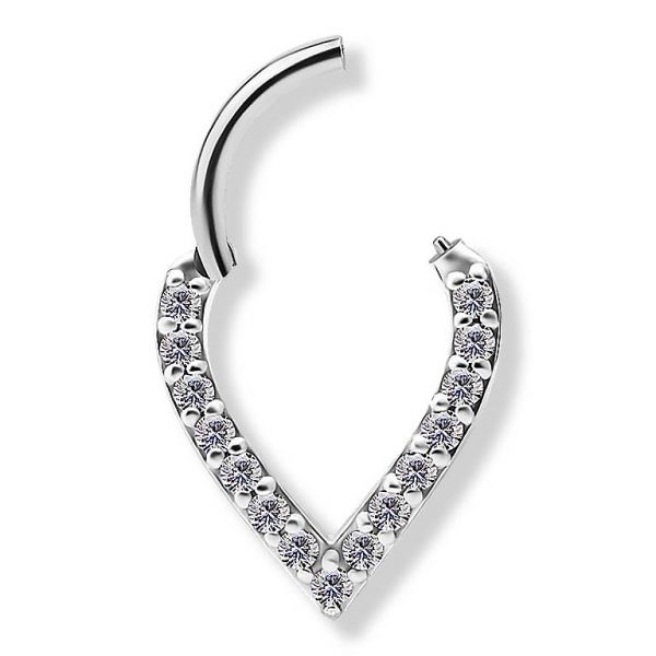 DROP PIERCING WITH JEWELS