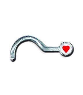 BUNTE NASEPIERCINGS MIT MUSTERN