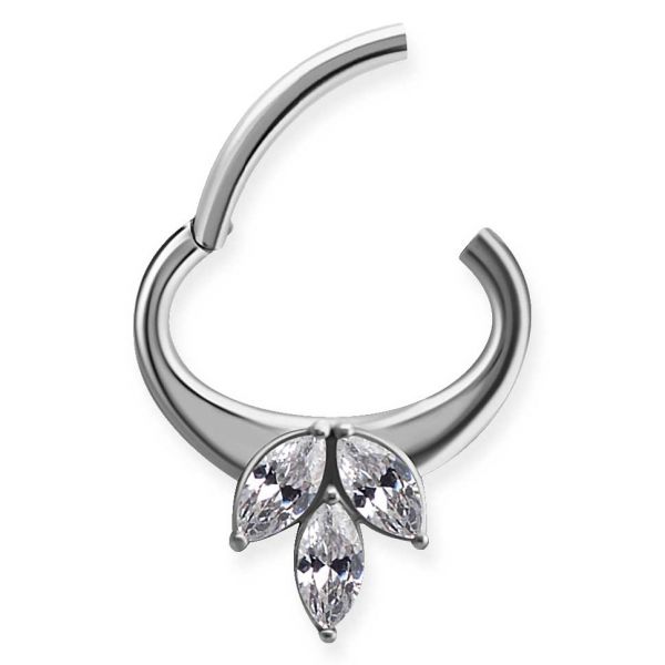 ARO CON CIERRE A BISAGRA PARA EL DAITH PIERCING