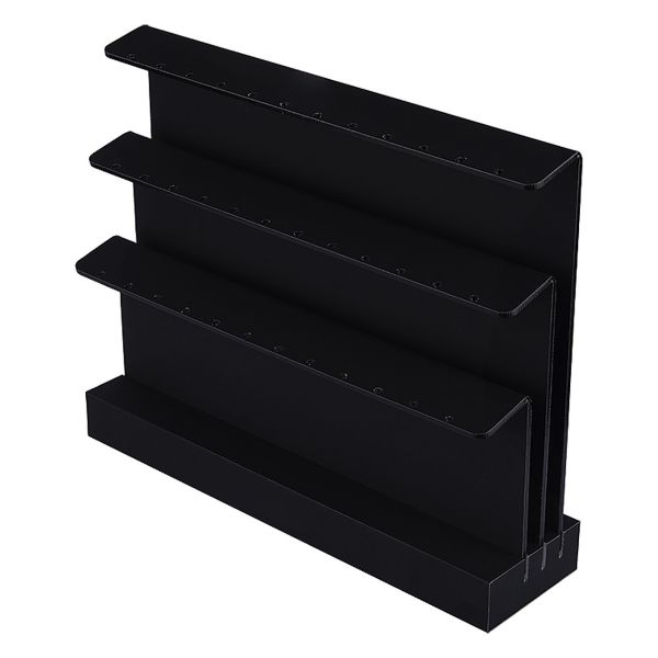 SCHWARZES DISPLAY FÜR BAUCHNABELSCHMUCK