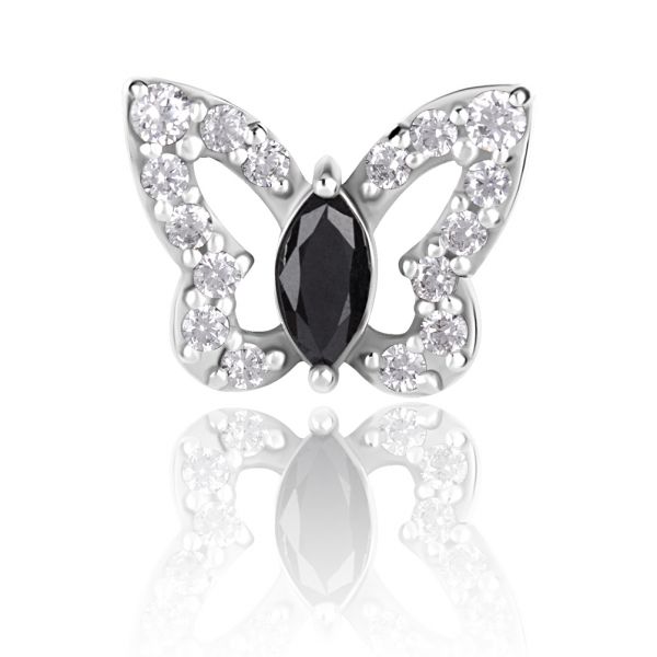 JOYAS SIN HILO CON MARIPOSA PARA OREJA Y LABIO