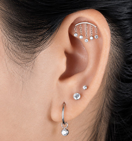JOYA CON LABRET PARA FLAT HELIX