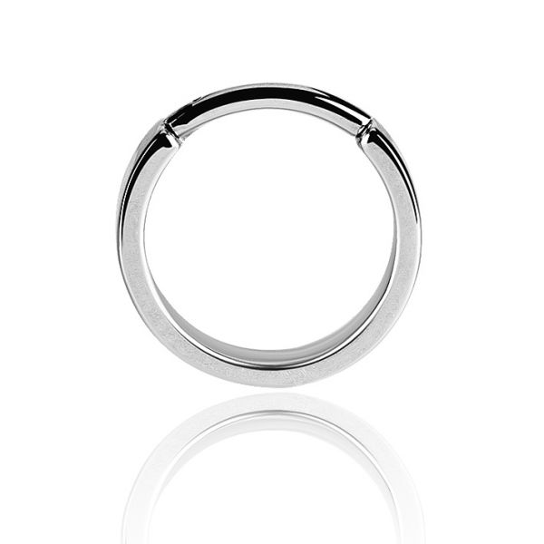 MINI BOUCLE D'OREILLE LISSE EN ACIER