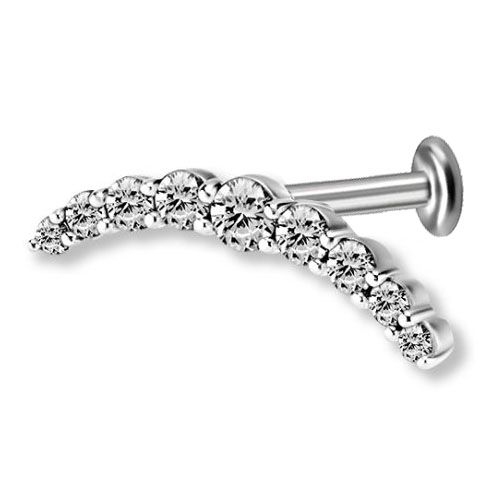 PIERCING CON ARCO DI CRISTALLO