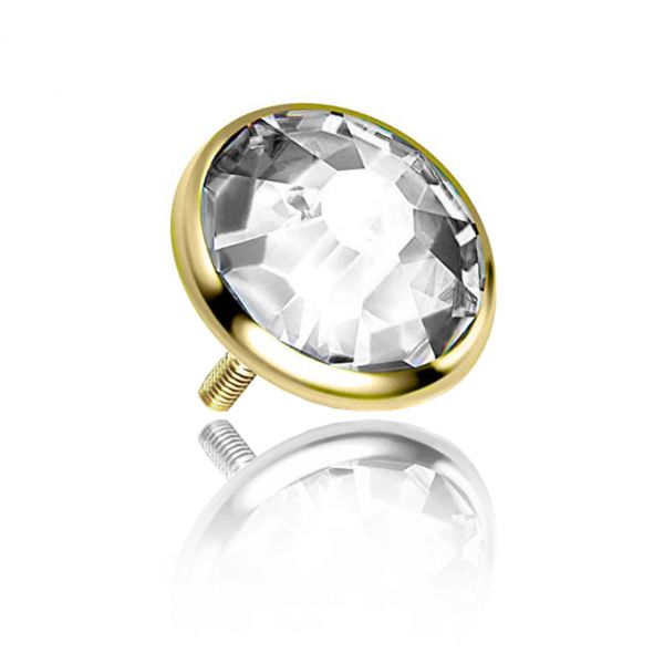 Gold microdermal outlet jewelry