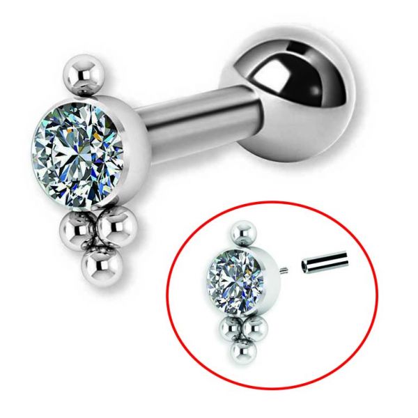 Tragus piercing titan outlet