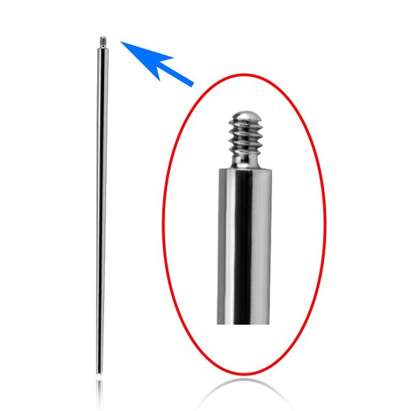 Threaded Insertion Pin Taper For Internally Threaded Jewelry