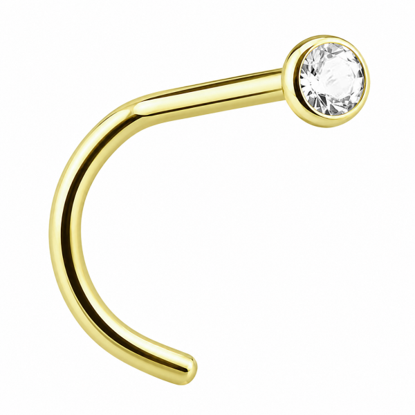 BIJOU PLAQUÉ OR POUR LE NEZ STÉRILISÉ