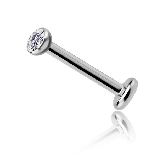 LABRET THREADLESS CON CRISTALLO DI ZIRCONIA