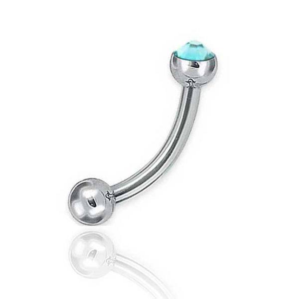 PIERCING SOPRACCIGLIO CON CRISTALLO PREMIUM