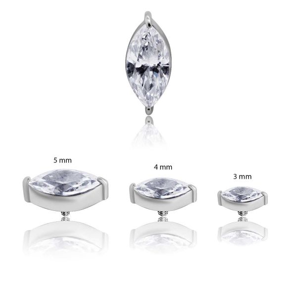 PIERCING AVEC CRISTAL MARQUISE POUR HELIX