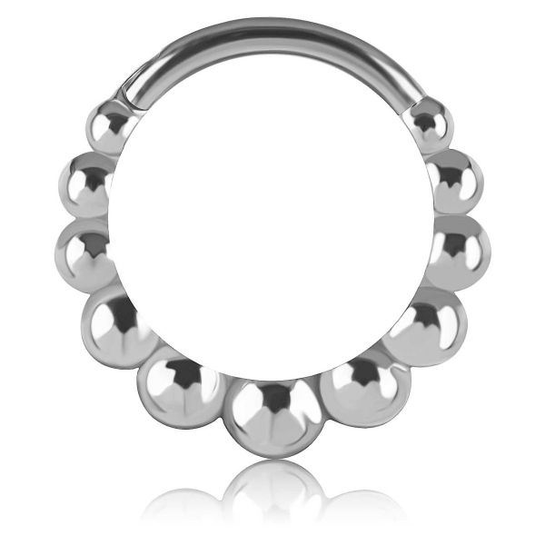 CLICKER EARRING WITH SPHERES