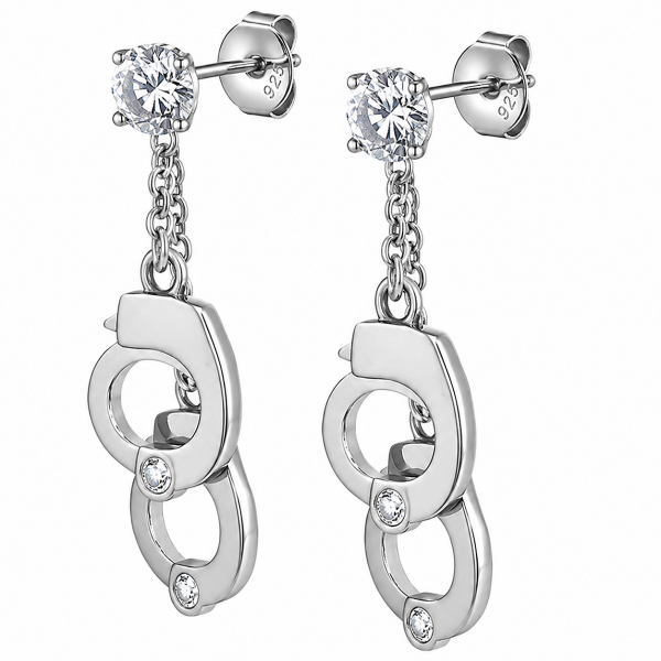 PENDIENTES CON ESPOSAS Y CRISTALES