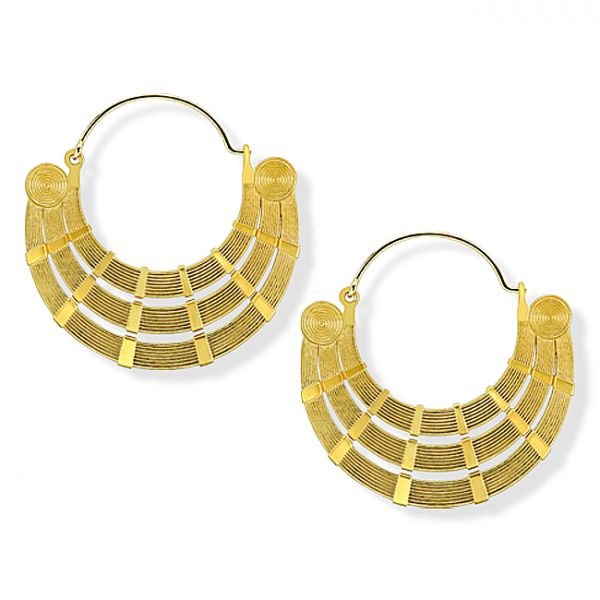 ORECCHINI IN OTTONE