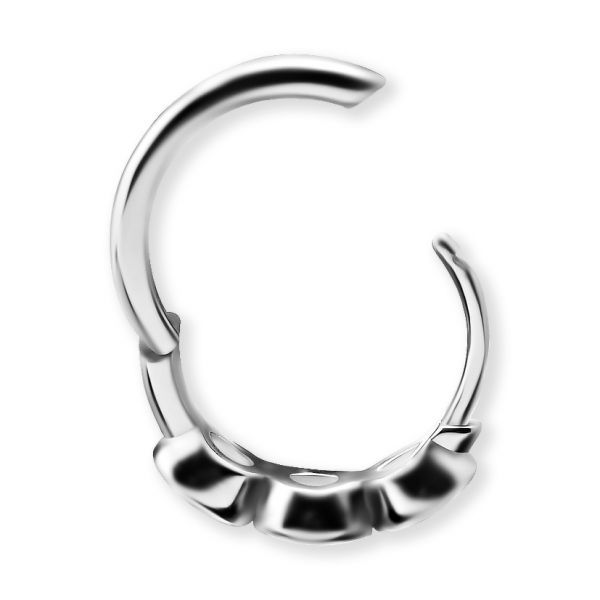 ORECCHINI CON TRE BRILLANTI IN CUBIC ZIRCONIA