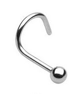 PIERCING AL NASO CON SFERA