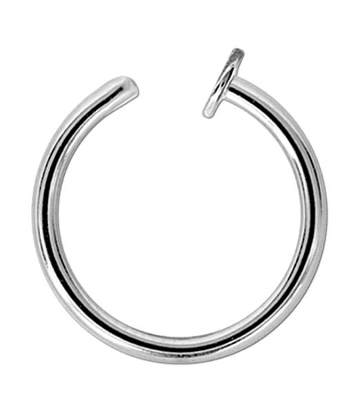 Steel open nose ring