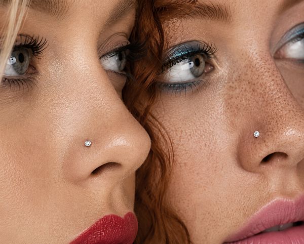 JOYAS DE NARIZ DE PLATINO CON DIAMANTE