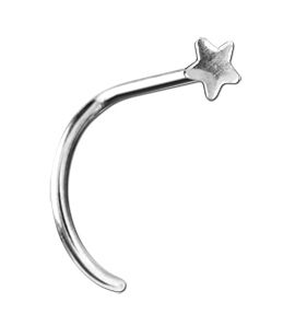 NASENPIERCING MIT STERN