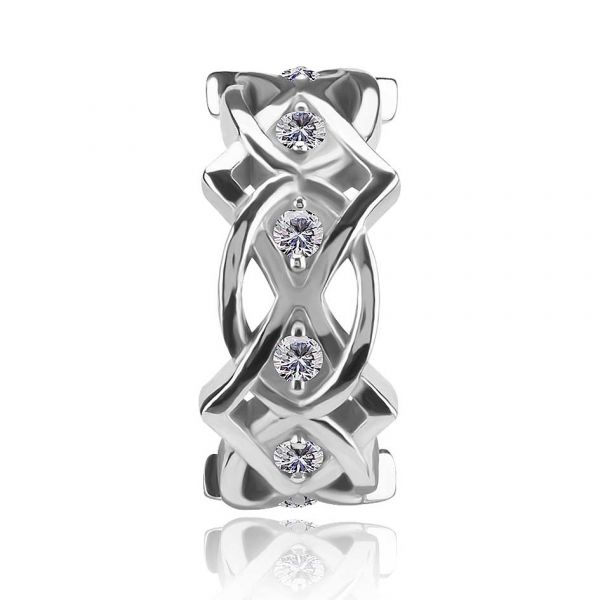 PIERCING TRIBAL AVEC SIX CRISTAUX