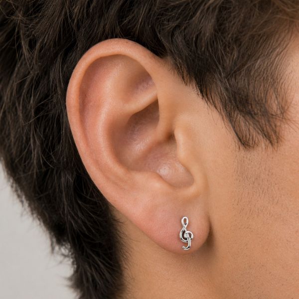 THREADLESS SCHMUCK MIT VIOLINSCHLÜSSEL