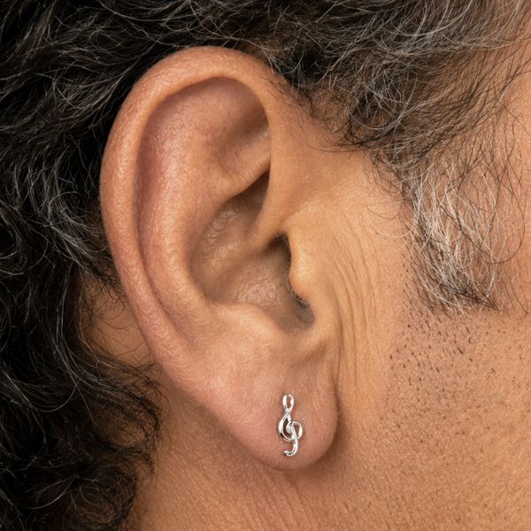 THREADLESS SCHMUCK MIT VIOLINSCHLÜSSEL